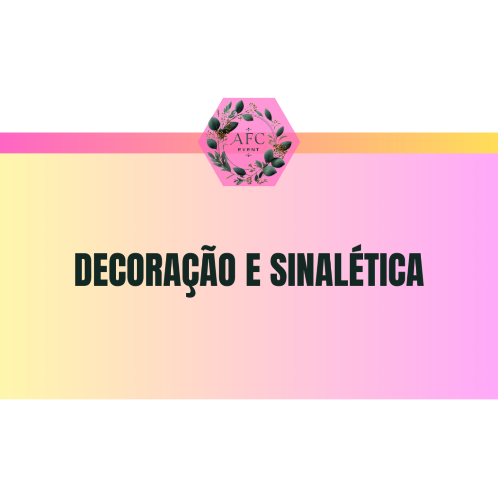 Serviço para empresas - decoração e sinalética